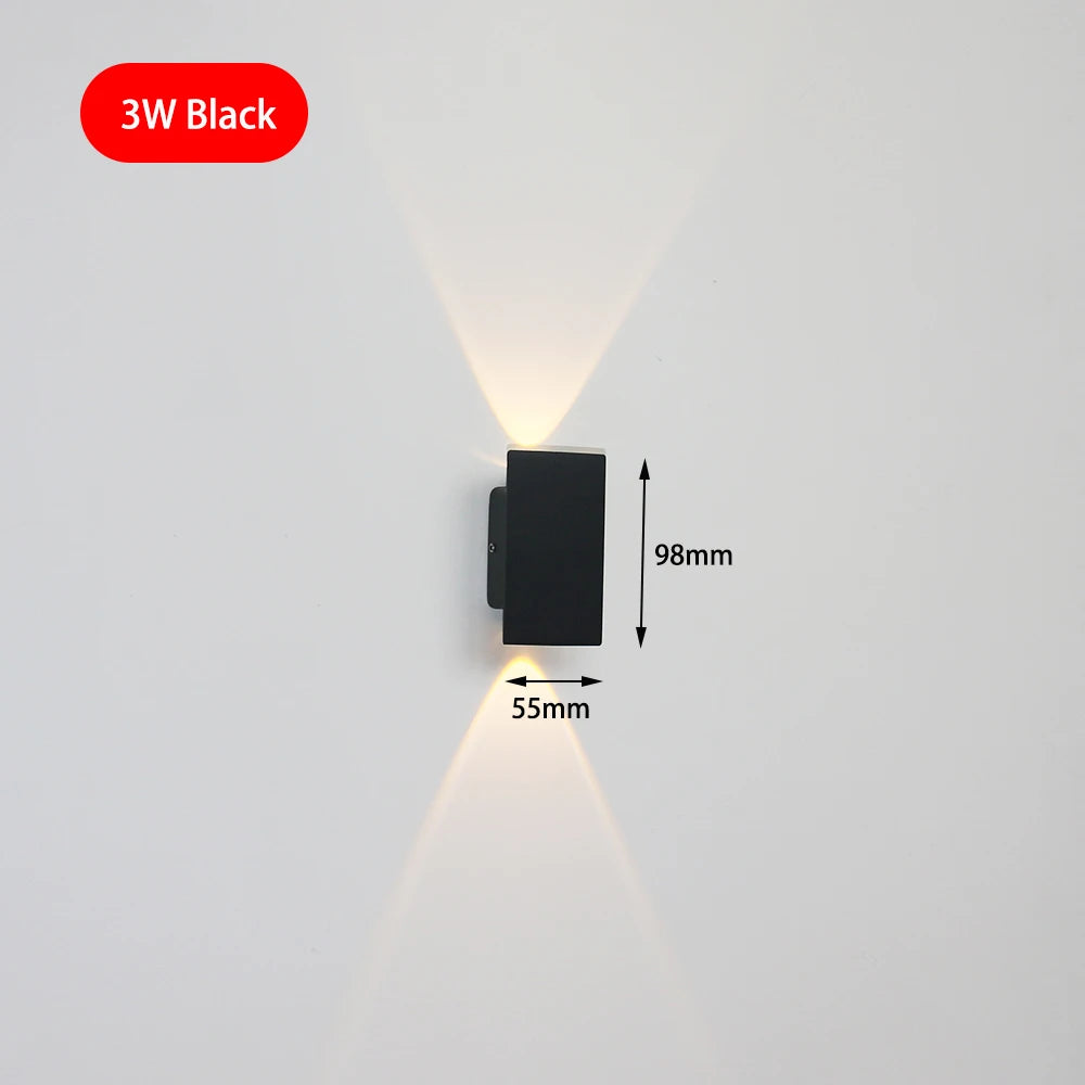 Modern Aluminum Wall Light for Bedrooms Hallways and Contemporary Home Interiors