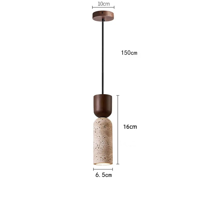 Wabi Sabi Pendant Light for Boutique Hotels and Bedroom Ambiance