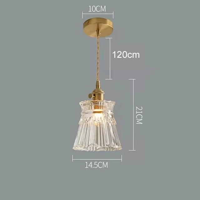Floral Glass Pendant Light for Modern Dining Rooms and Cafes