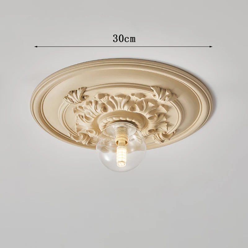 Vintage French Inspired Ceiling Light for Hallway and Living Room Elegance