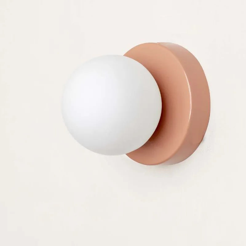 Modern Glass Sconce for Bedroom Bedside and Hallway Accent Lighting