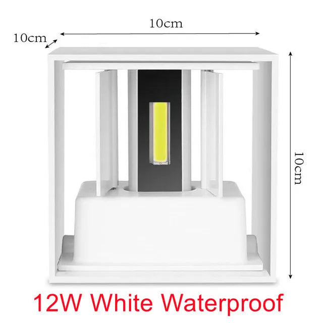 Modern LED Outdoor Wall Sconce for Garden and Patio Lighting