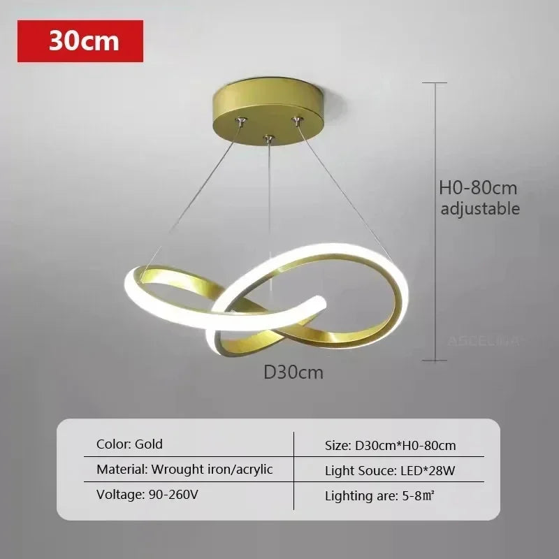 Nordic LED Pendant Light for Dining Rooms and Modern Living Spaces