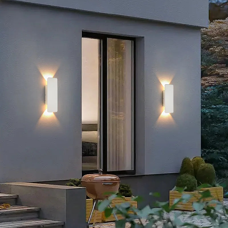 Modern LED Outdoor Wall Light for Architectural Home and Hotel Facades