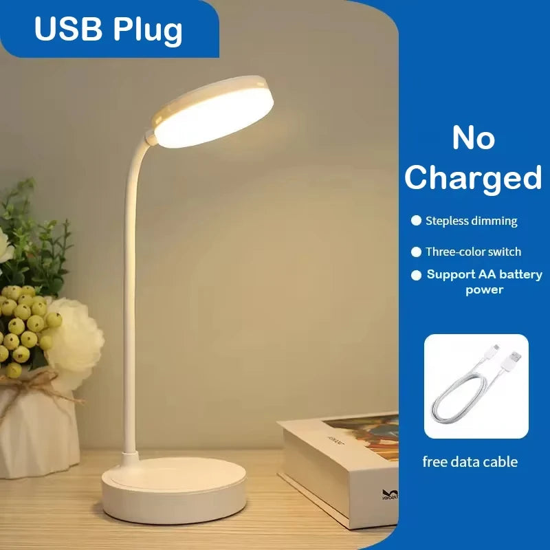 Dimmable LED Desk Lamp with Eye Protection for Home Office and Study