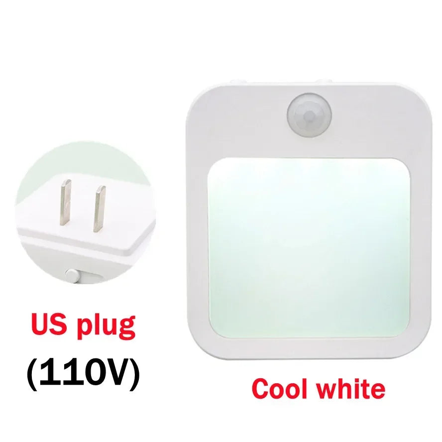 Dimmable Motion Sensor LED Night Light for Bedrooms and Hallways