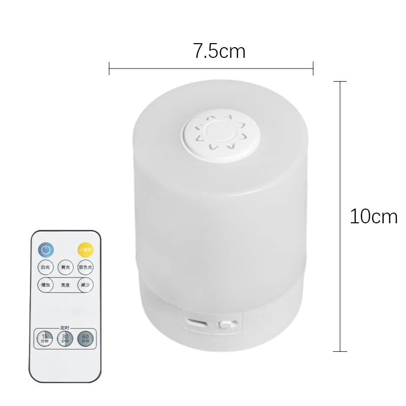 Dimmable LED Touch Table Lamp with Wireless Charging for Bedroom Reading