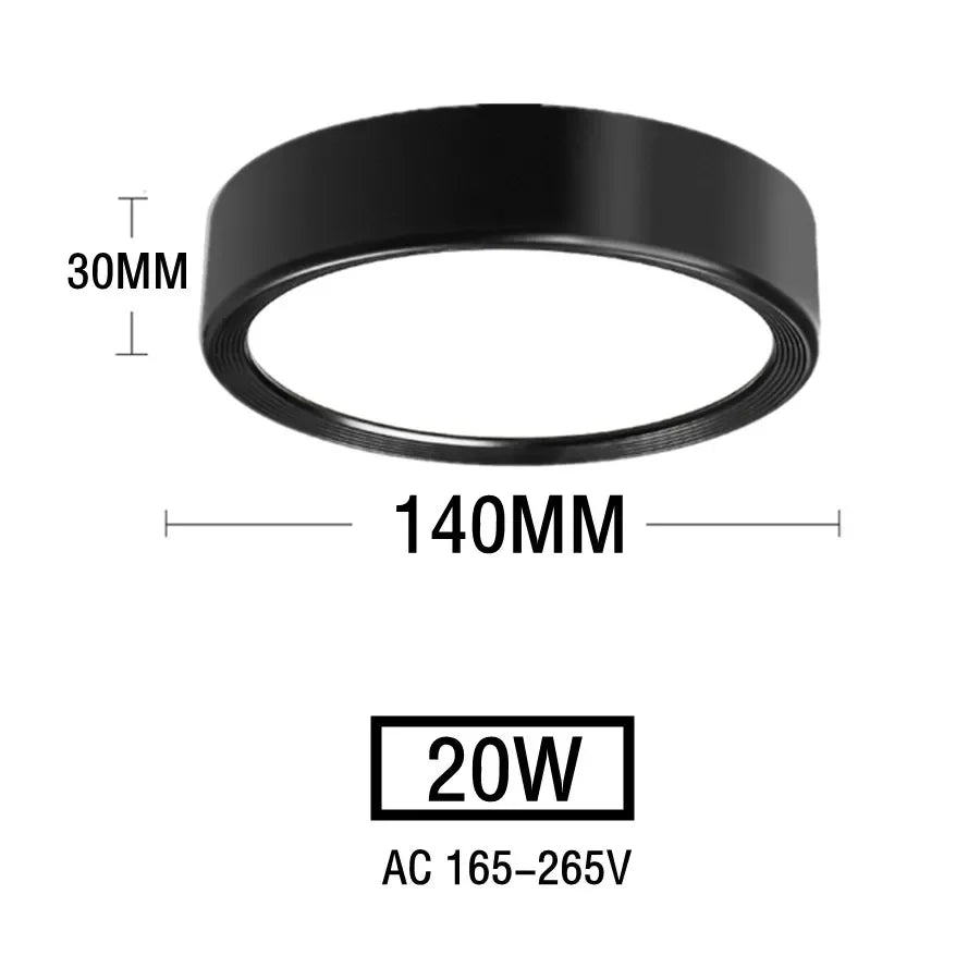 Modern Nordic Surface Mounted LED Spotlight for Residential and Commercial Lighting