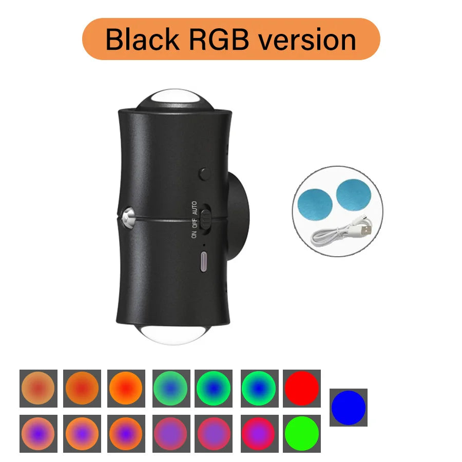 Rechargeable Motion Sensor Wall Light for Bedroom and Staircase Ambience