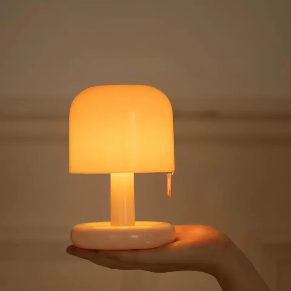 Mushroom LED Table Lamp for Modern Coffee Shops and Bedroom Decor
