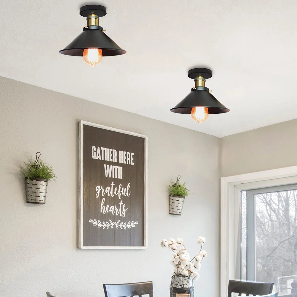 Vintage Industrial Pendant Light for Living Room and Cafe Decor
