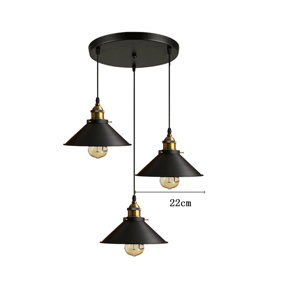 Vintage Industrial Pendant Light for Living Room and Cafe Decor