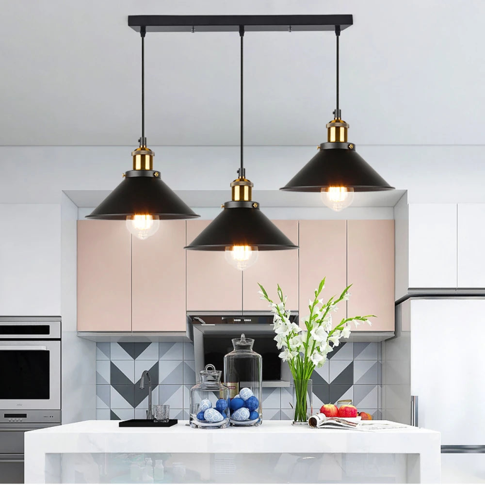 Vintage Industrial Pendant Light for Living Room and Cafe Decor