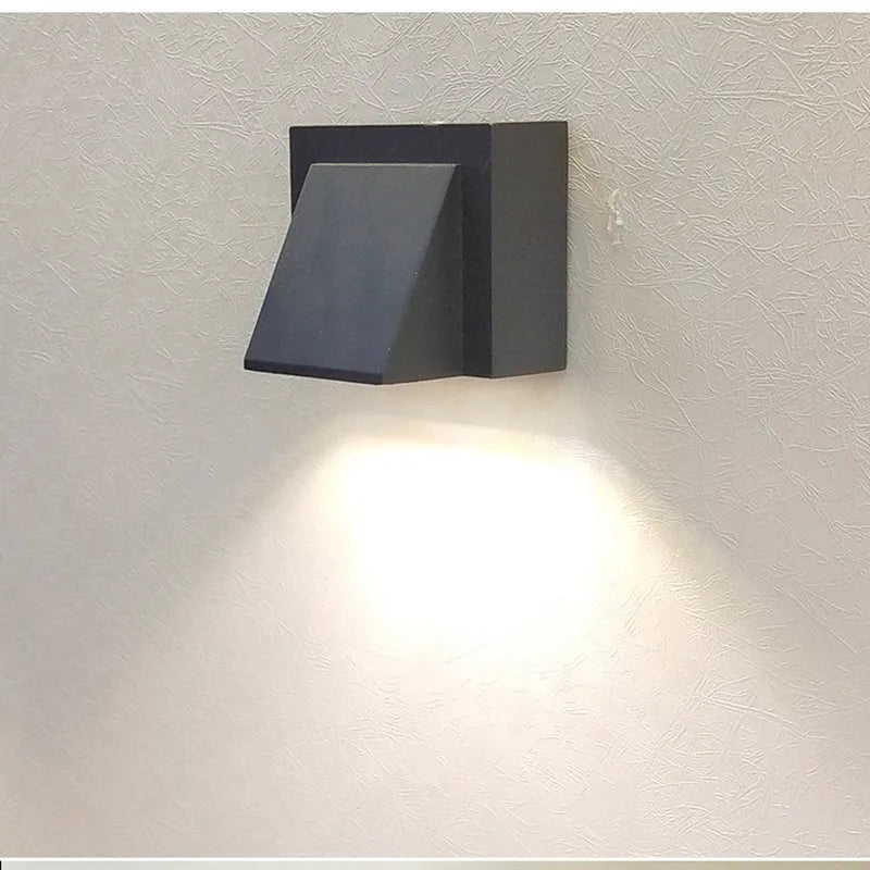 Modern Waterproof LED Wall Light for Outdoor Garden and Patio Spaces