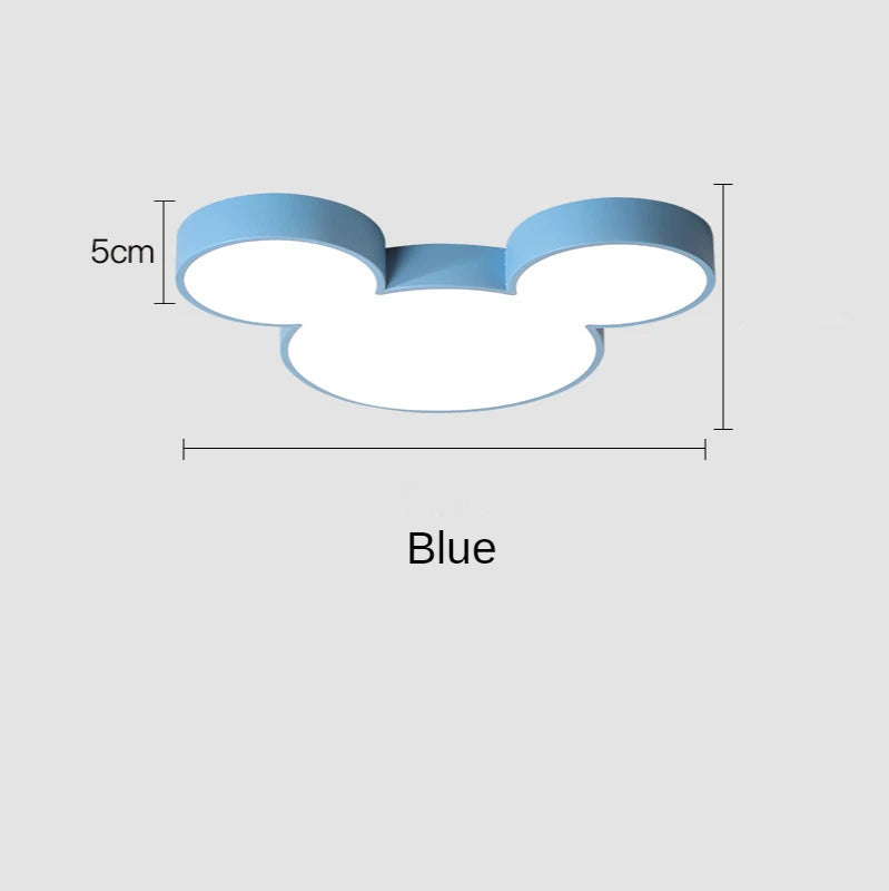 Modern LED Ceiling Lamp with Remote for Childrens Rooms and Nurseries