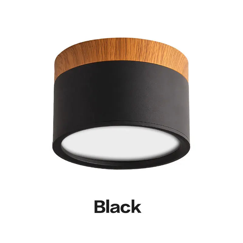 Modern Nordic Wood Dimmable LED Downlight for Contemporary Residential and Commercial Interiors