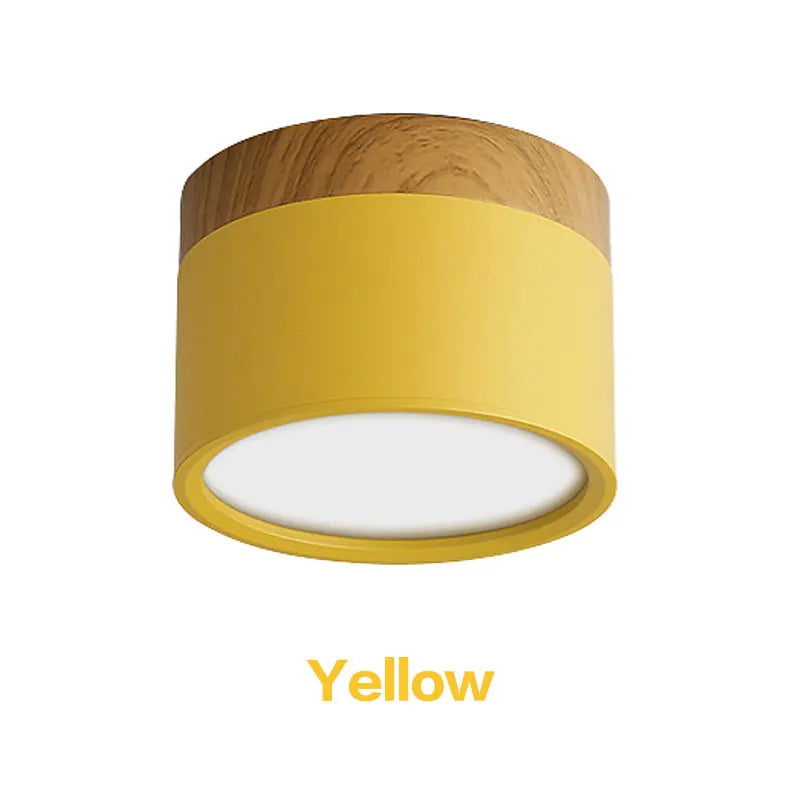 Modern Nordic Wood Dimmable LED Downlight for Contemporary Residential and Commercial Interiors
