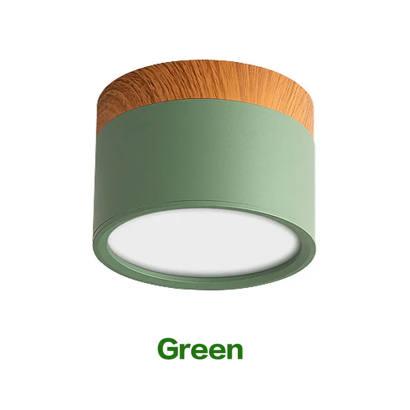 Modern Nordic Wood Dimmable LED Downlight for Contemporary Residential and Commercial Interiors