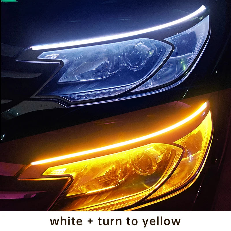 Flexible LED Daytime Running Light Strip for Automotive Headlight Styling