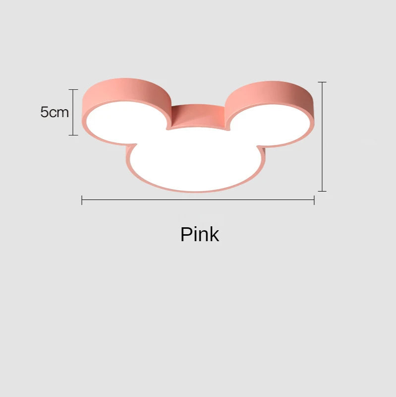 Modern LED Ceiling Lamp with Remote for Childrens Rooms and Nurseries