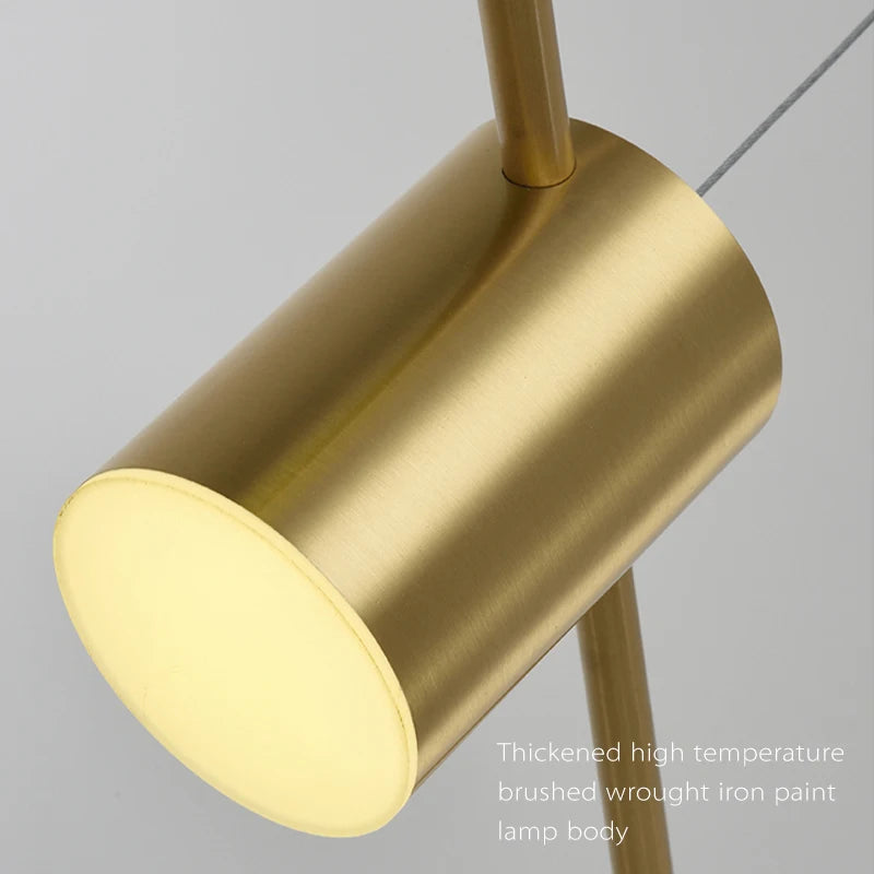 Modern Dimmable LED Chandelier for Contemporary Dining Rooms and Kitchens