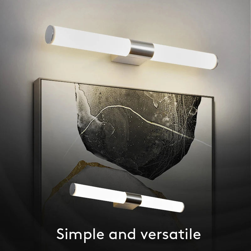 Modern LED Bathroom Vanity Mirror Wall Sconce for Fog-Free Lighting