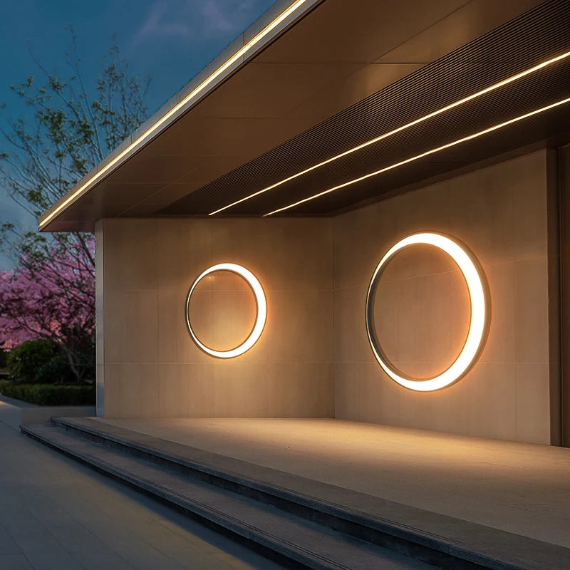 Modern LED Wall Sconce for Outdoor Garden and Patio Lighting