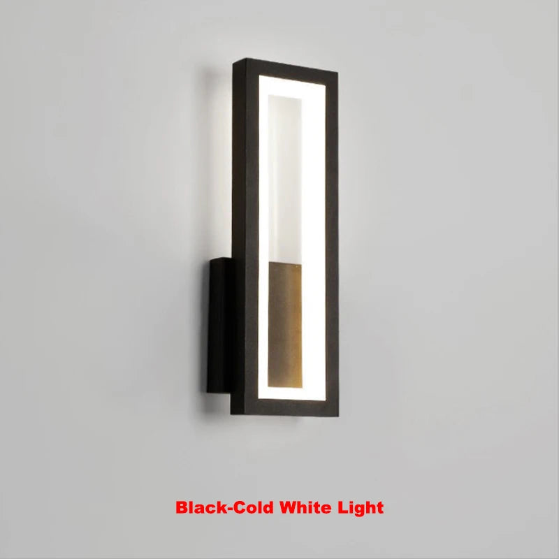 Minimalist LED Wall Sconce for Modern Bedroom and Hallway Lighting