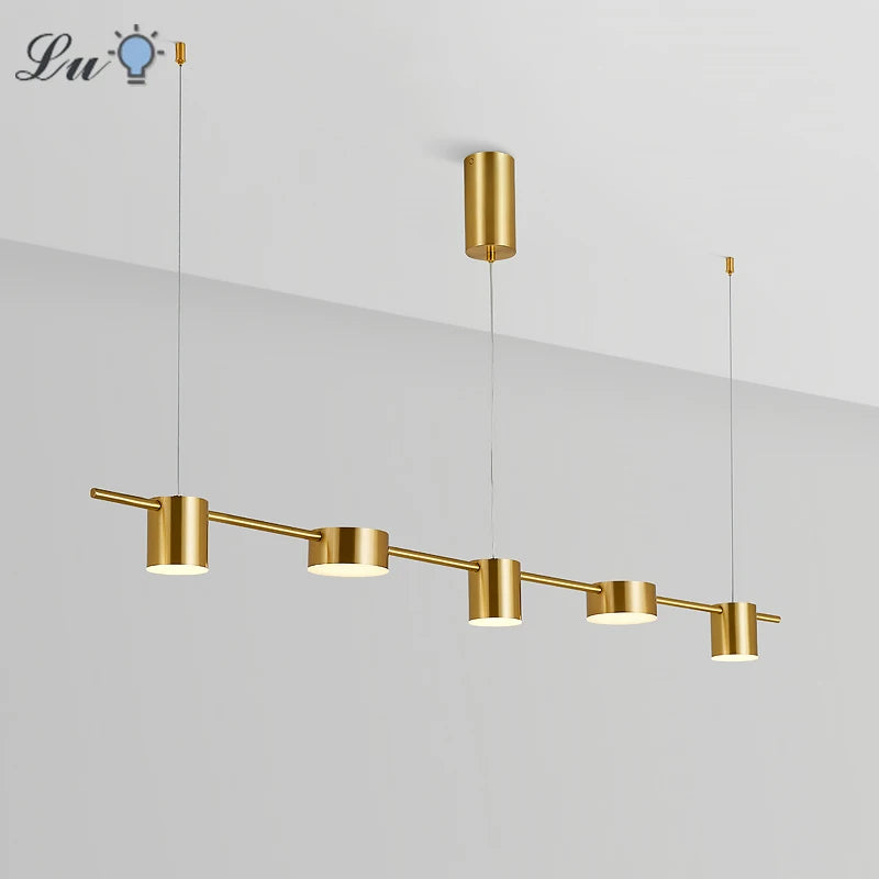 Modern Dimmable LED Chandelier for Contemporary Dining Rooms and Kitchens