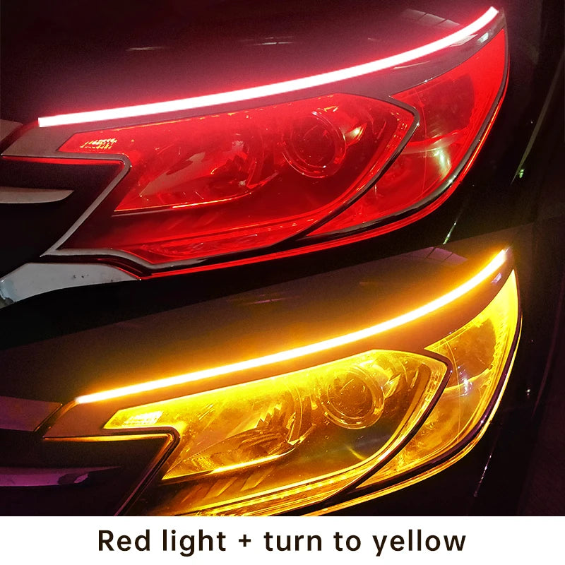 Flexible LED Daytime Running Light Strip for Automotive Headlight Styling