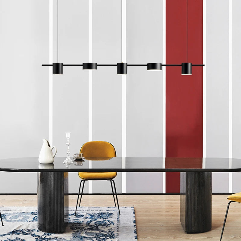 Modern Dimmable LED Chandelier for Contemporary Dining Rooms and Kitchens