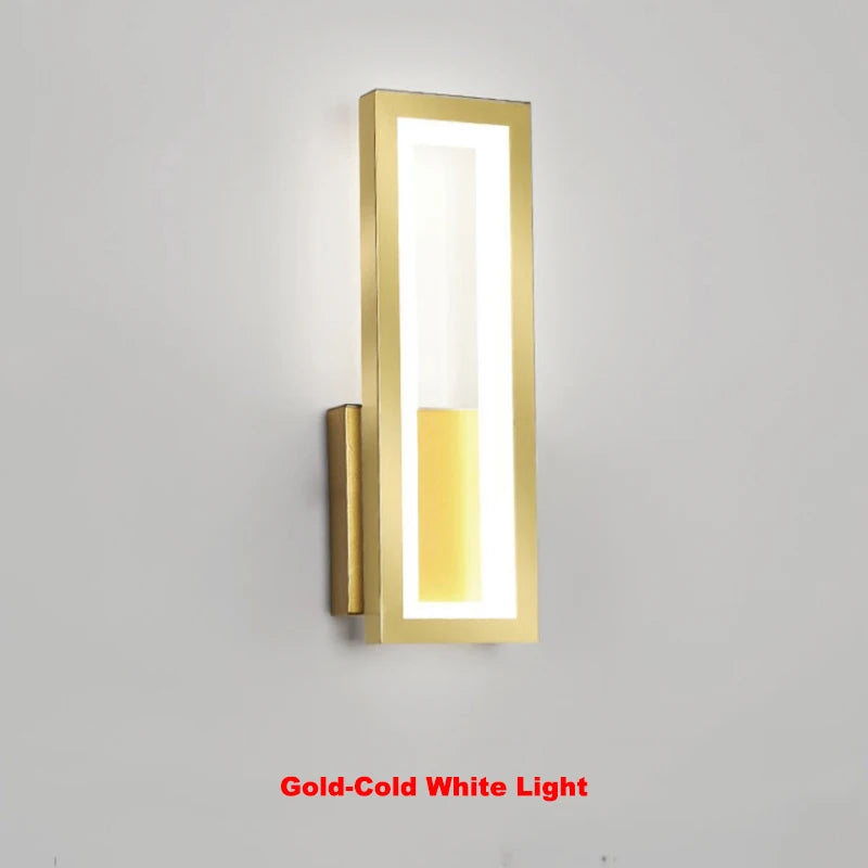 Minimalist LED Wall Sconce for Modern Bedroom and Hallway Lighting