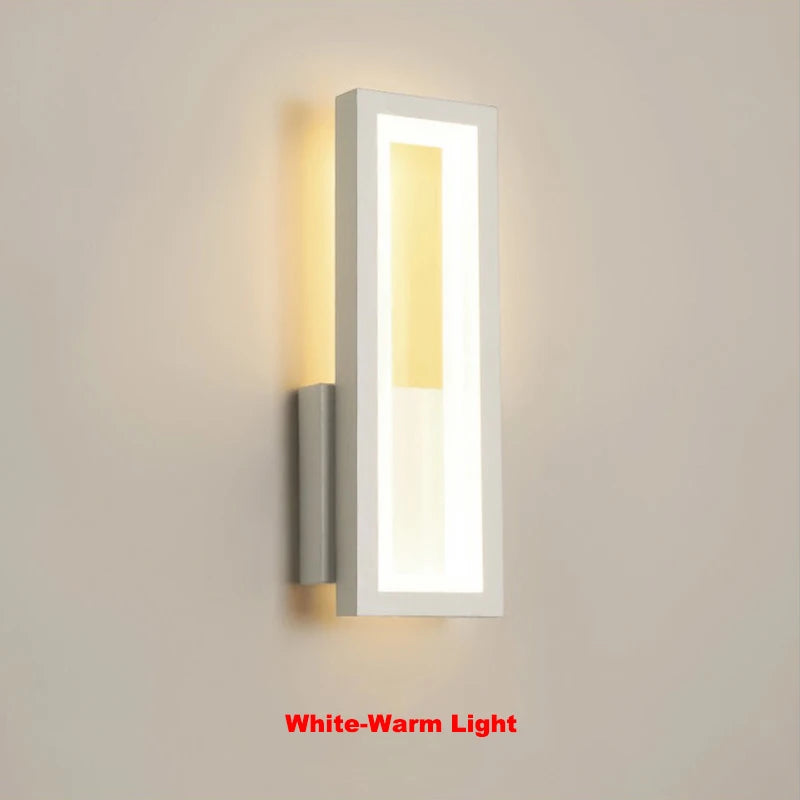 Minimalist LED Wall Sconce for Modern Bedroom and Hallway Lighting