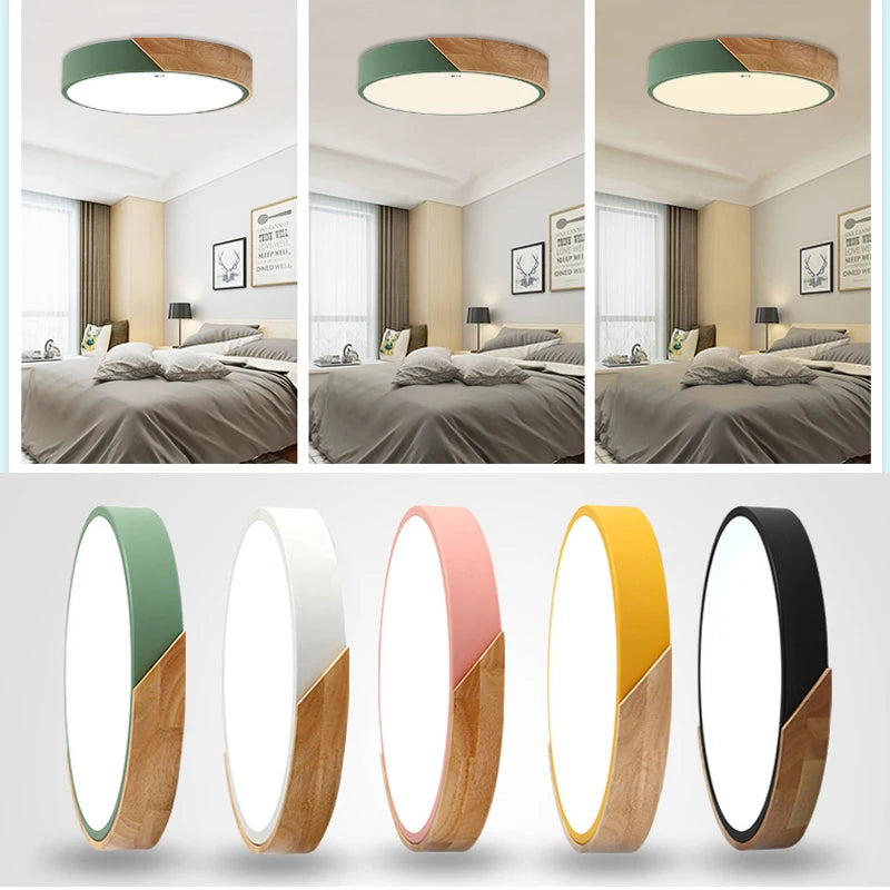 Ultra-Thin LED Ceiling Light for Modern Living Rooms and Professional Offices