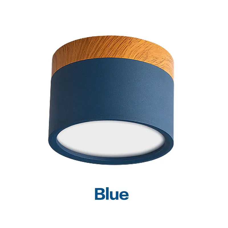 Modern Nordic Wood Dimmable LED Downlight for Contemporary Residential and Commercial Interiors