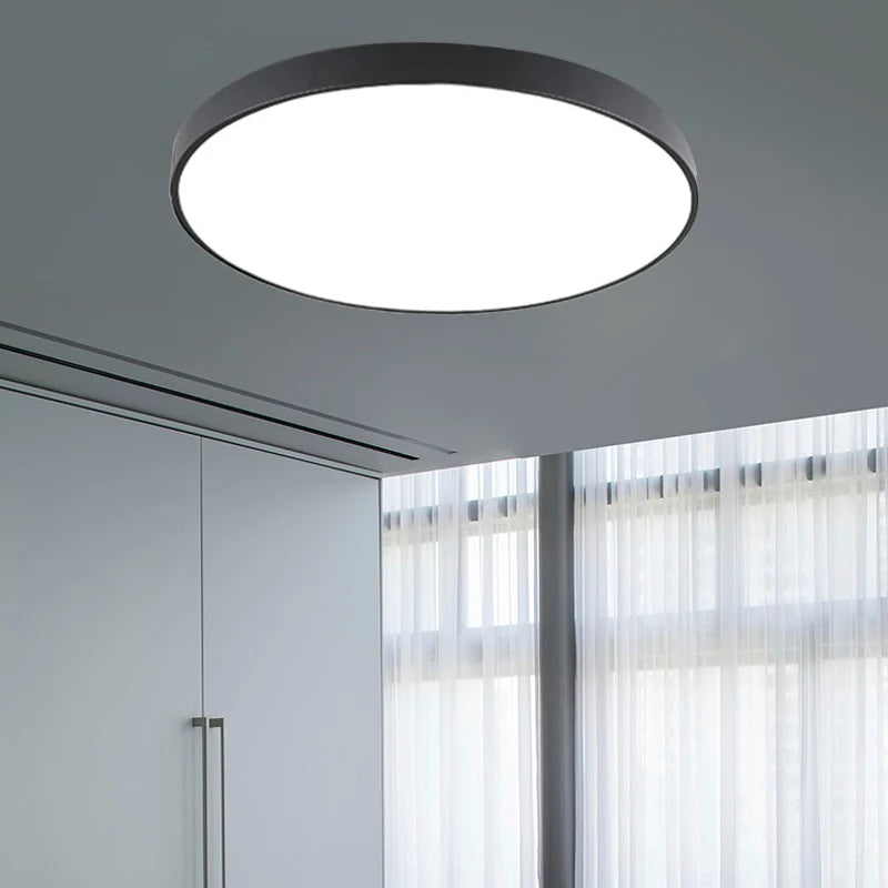 Modern LED Flush Mount Ceiling Light for Living Rooms and Hallways
