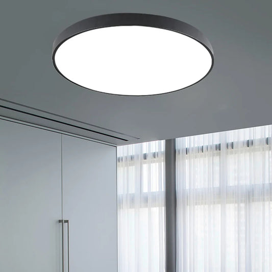 Modern LED Flush Mount Ceiling Light for Living Rooms and Hallways