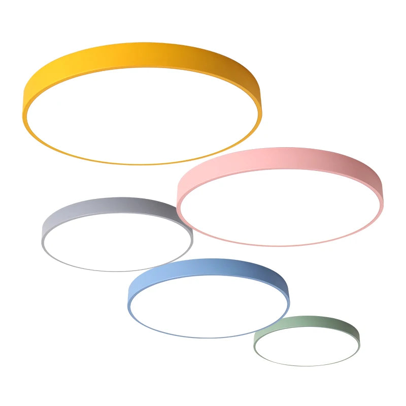Modern LED Flush Mount Ceiling Light for Living Rooms and Hallways