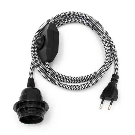 Adjustable E27 Lamp Holder with Dimmer Cord for Modern Accent Lighting
