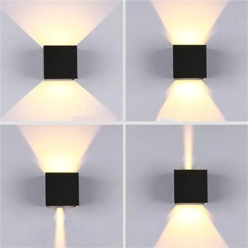 Modern LED Outdoor Wall Sconce for Porch and Garden Illumination