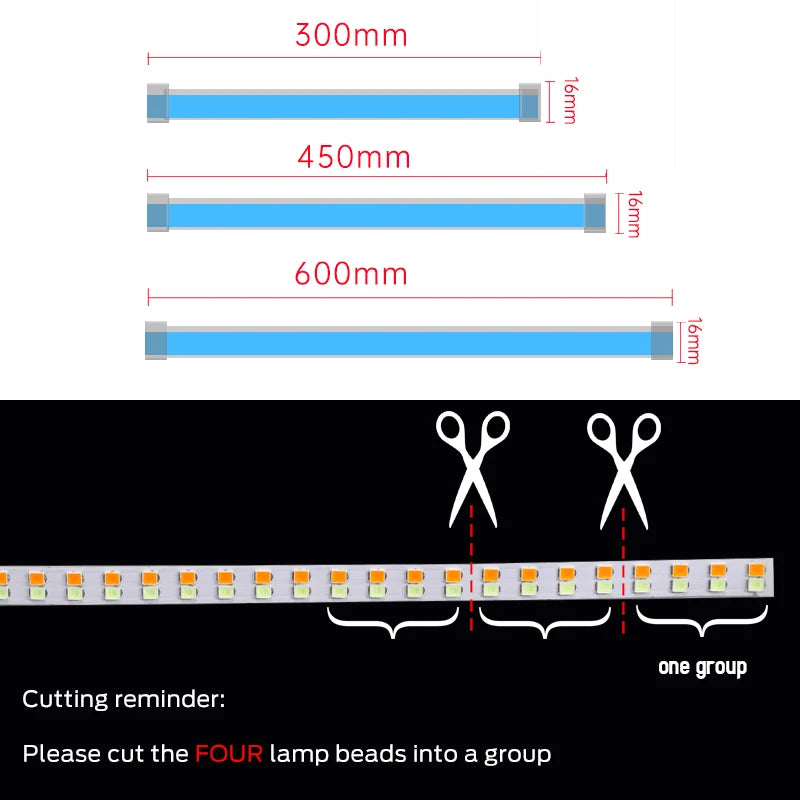 Flexible LED Daytime Running Light Strip for Automotive Headlight Styling