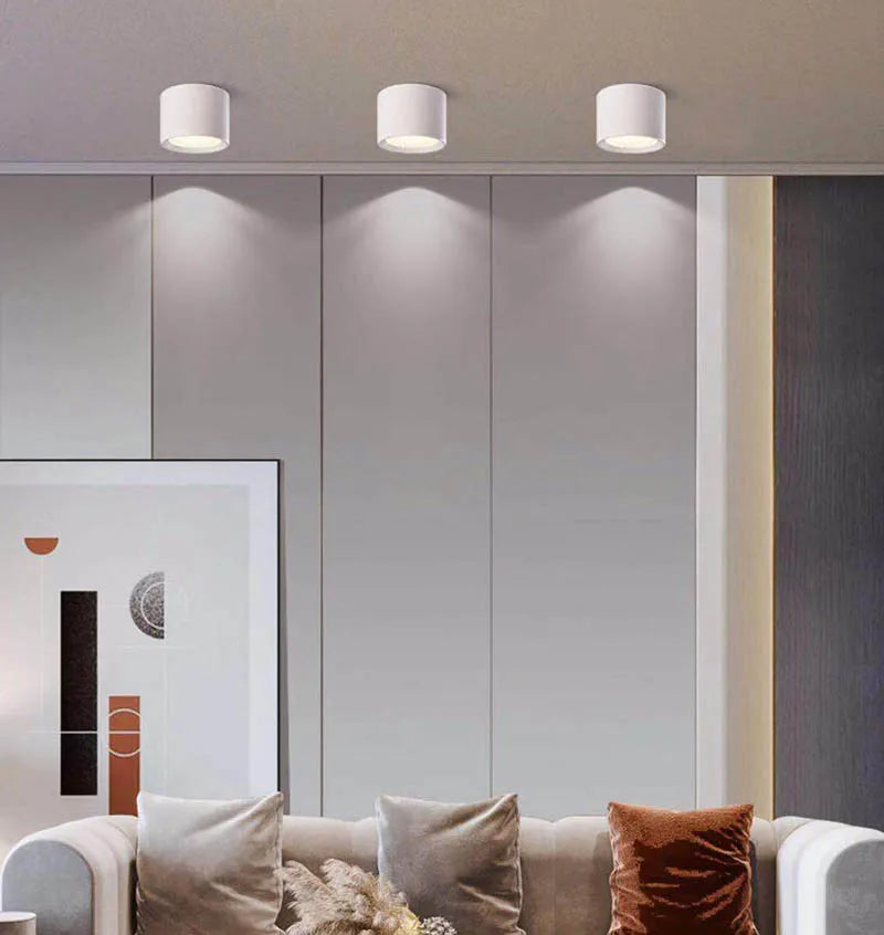 Modern Nordic Surface Mounted LED Spotlight for Residential and Commercial Lighting