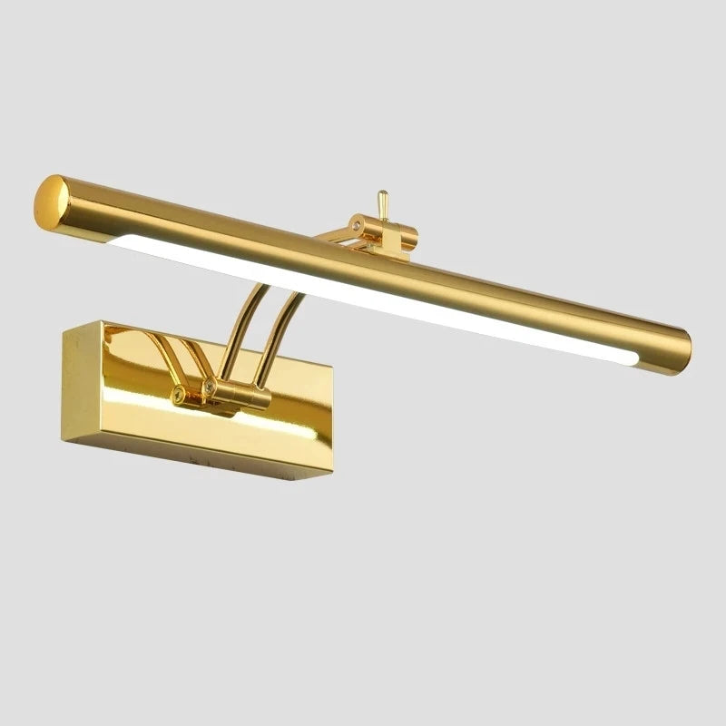 Modern Stainless Steel LED Vanity Light for Bathroom Mirror Lighting