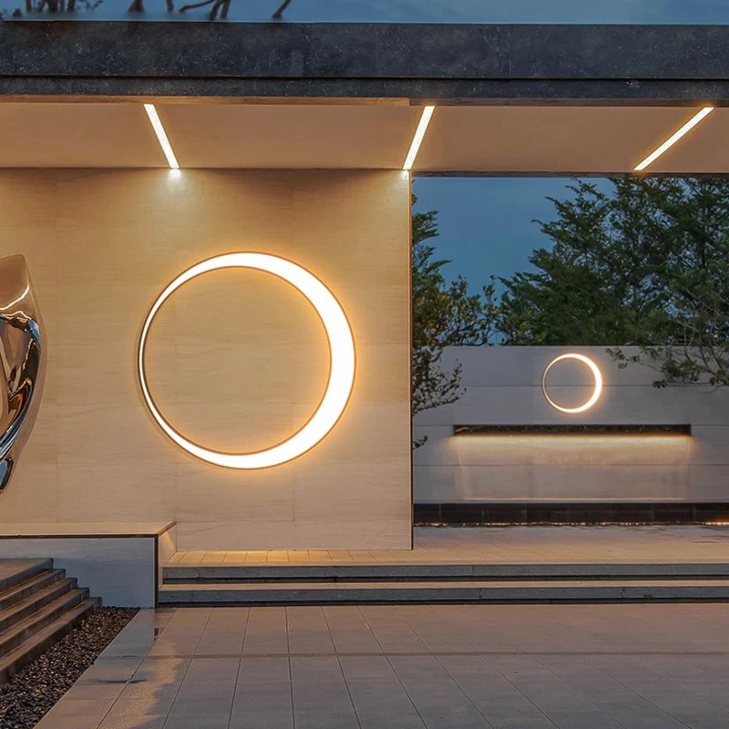 Modern LED Wall Sconce for Outdoor Garden and Patio Lighting