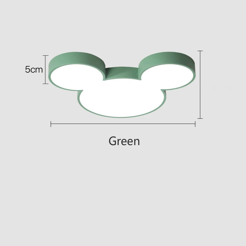 Modern LED Ceiling Lamp with Remote for Childrens Rooms and Nurseries