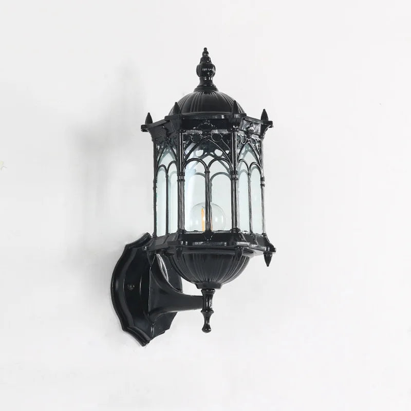 Vintage Industrial Outdoor Wall Sconce for Garden Patio and Residential Entrances