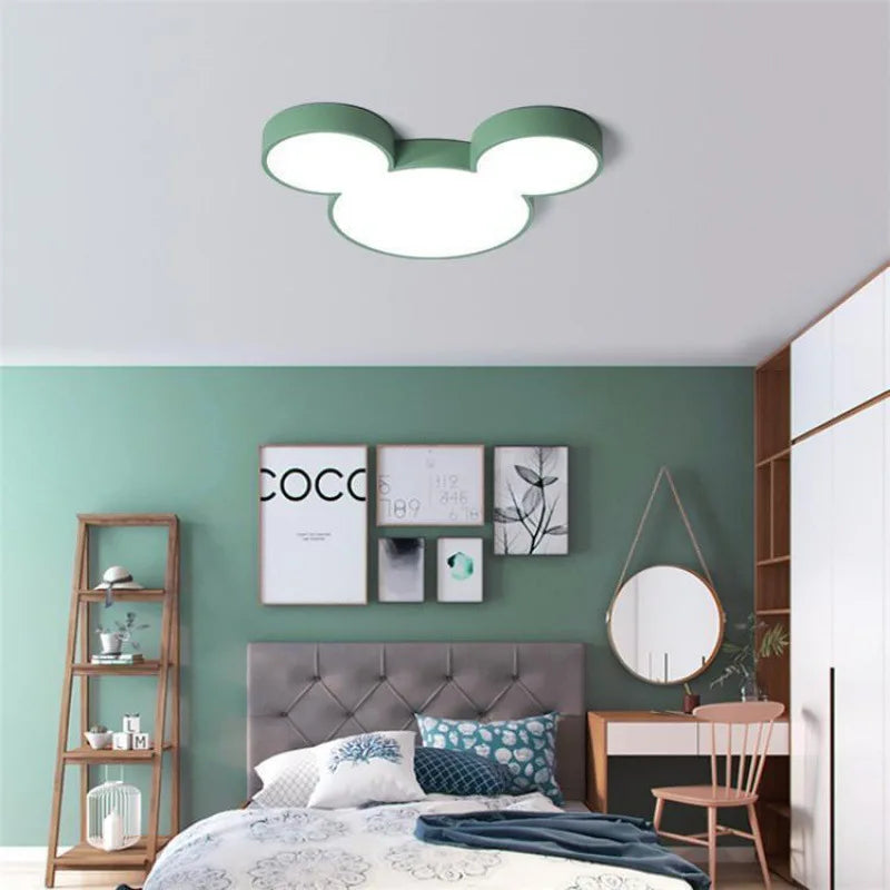 Modern LED Ceiling Lamp with Remote for Childrens Rooms and Nurseries