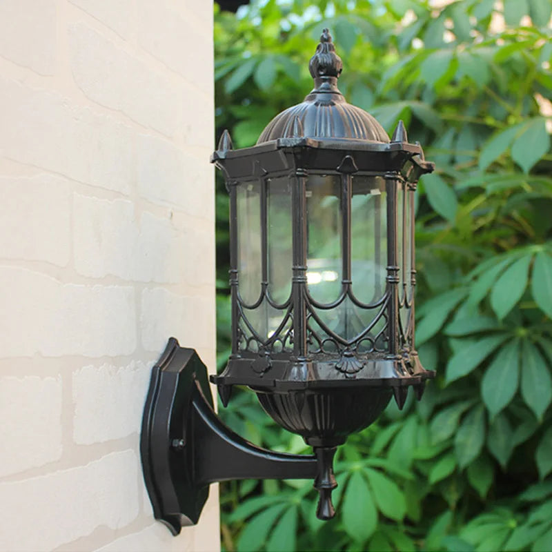 Vintage Industrial Outdoor Wall Sconce for Garden Patio and Residential Entrances