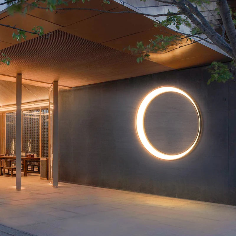 Modern LED Wall Sconce for Outdoor Garden and Patio Lighting