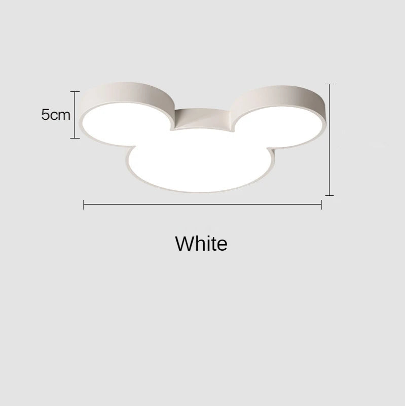 Modern LED Ceiling Lamp with Remote for Childrens Rooms and Nurseries